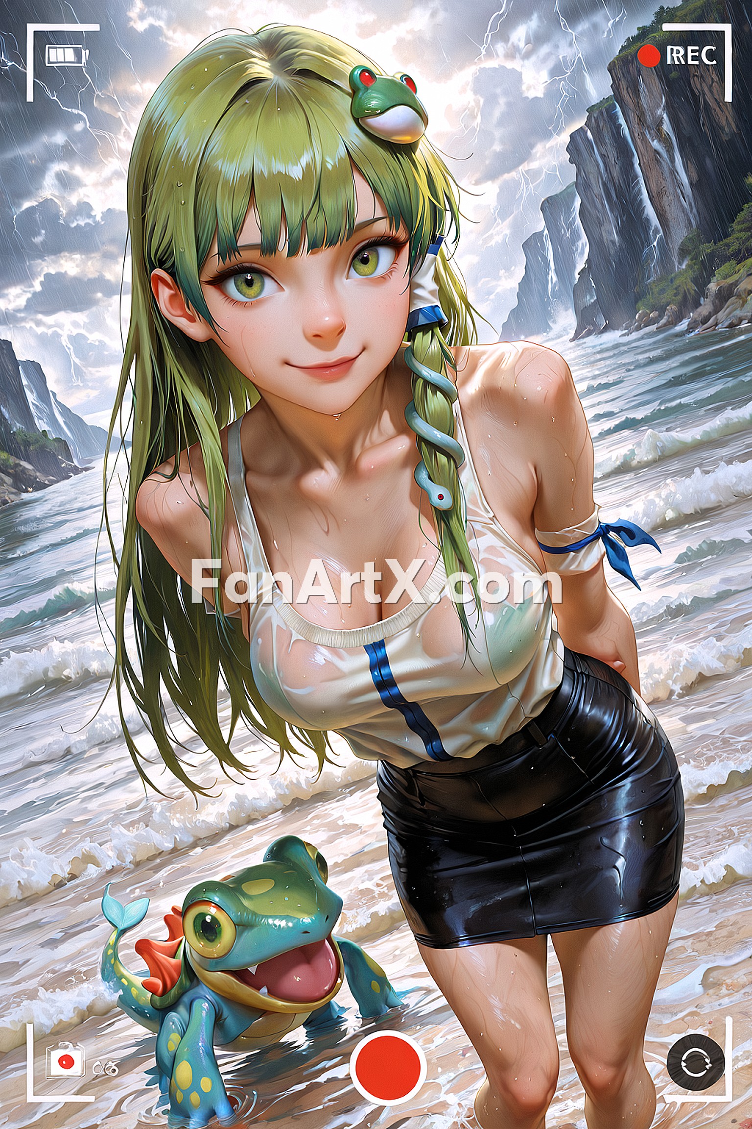 Kochiya Sanae Touhou project Fanart 1275962